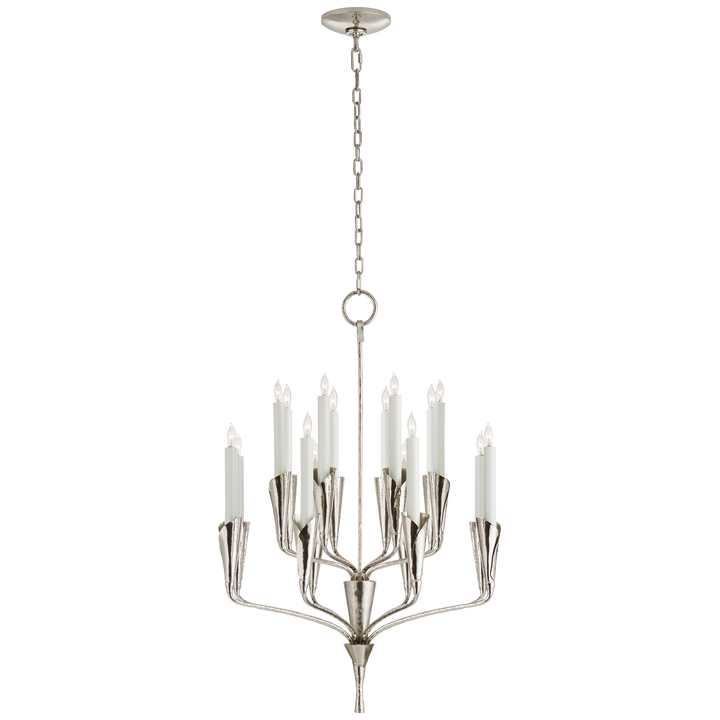Anini Chandelier-Visual Comfort-VISUAL-CHC 5501PN-ChandeliersSmall-Polished Nickel-3-France and Son