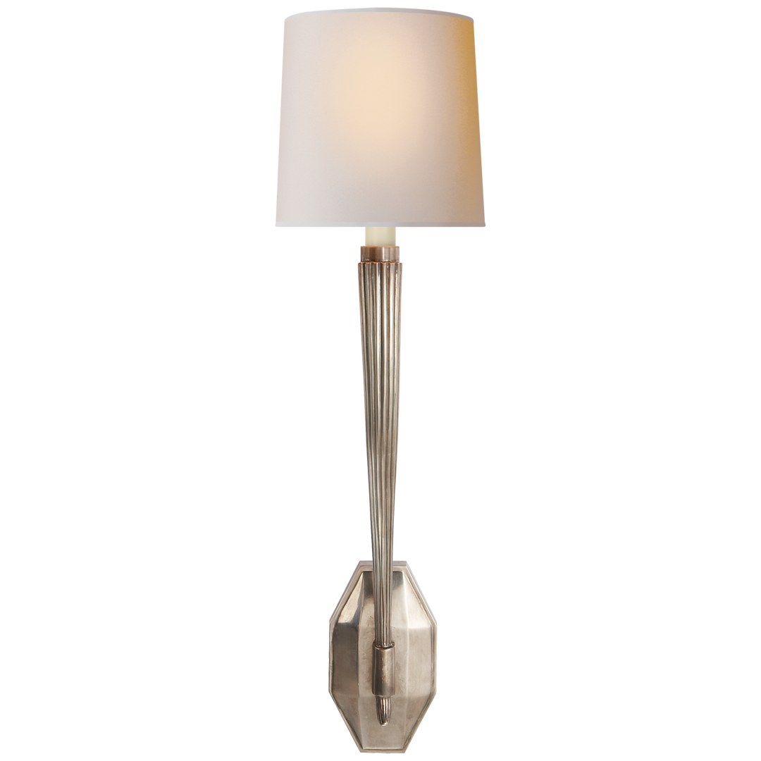 Rotem Sconce-Visual Comfort-VISUAL-CHD 2460AN-NP-Wall LightingSingle-Antique Nickel-5-France and Son