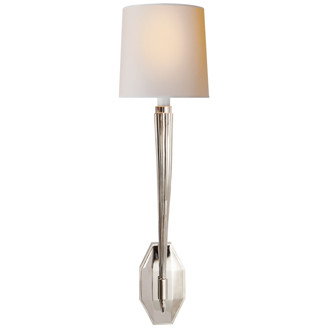 Rotem Sconce-Visual Comfort-VISUAL-CHD 2460PN-NP-Wall LightingSingle-Polished Nickel-7-France and Son