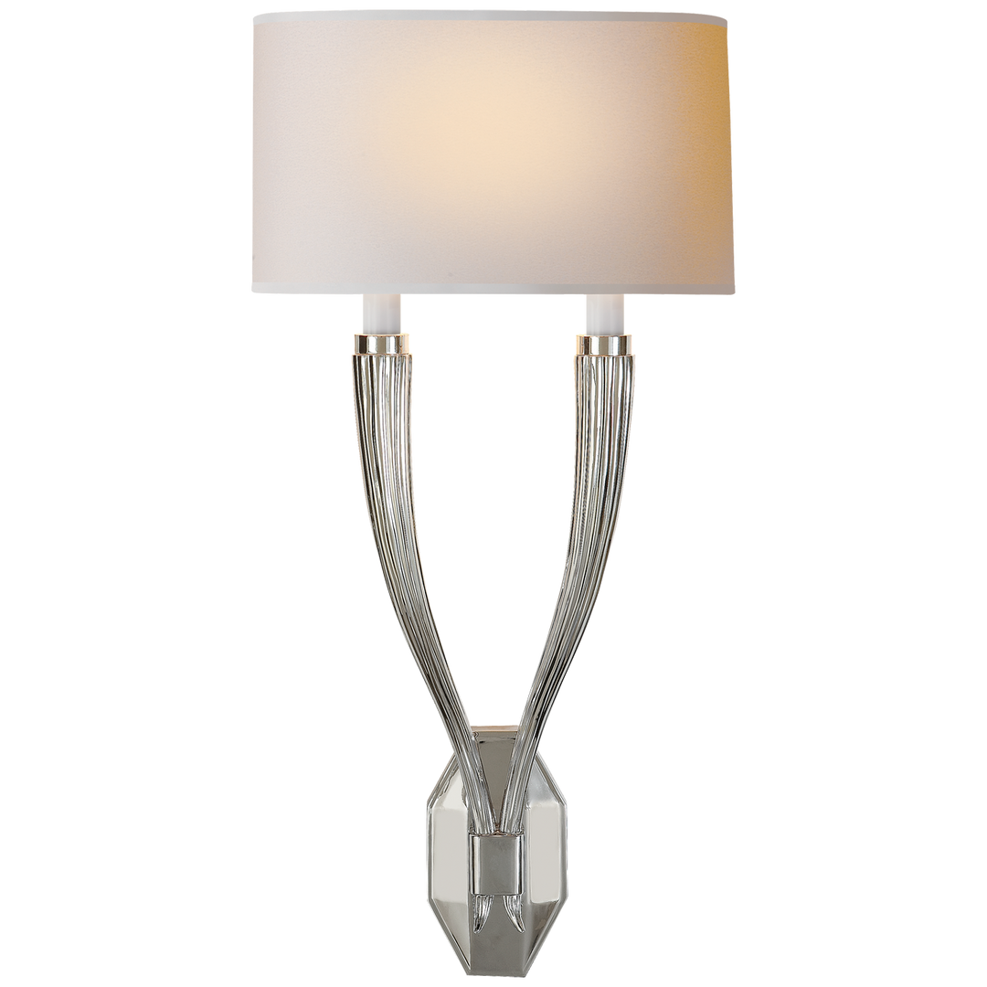 Rotem Sconce-Visual Comfort-VISUAL-CHD 2461PN-NP-Wall LightingDouble-Polished Nickel-11-France and Son