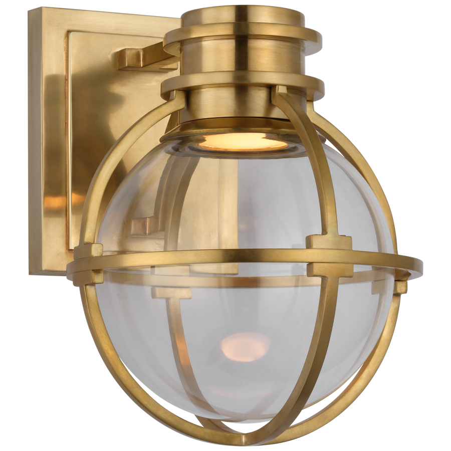 Greek Sconce-Visual Comfort-VISUAL-CHD 2480AB-CG-Wall LightingSingle-Antique-Burnished Brass-1-France and Son