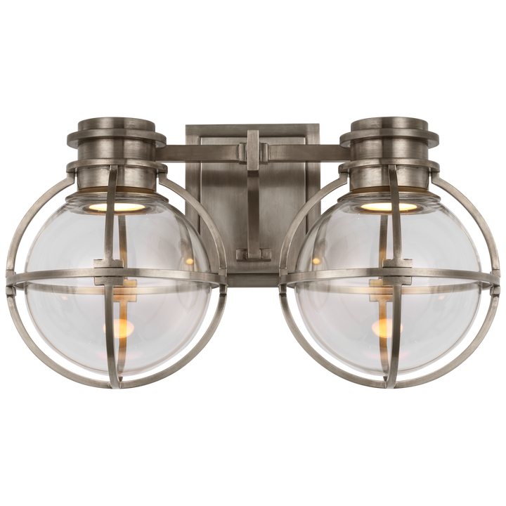 Greek Sconce-Visual Comfort-VISUAL-CHD 2482AN-CG-Wall LightingDouble-Antique Nickel-6-France and Son