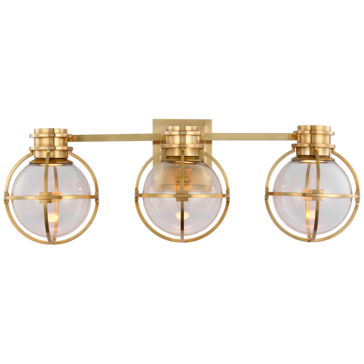 Greek Sconce-Visual Comfort-VISUAL-CHD 2483AB-CG-Wall LightingTriple-Antique-Burnished Brass-9-France and Son