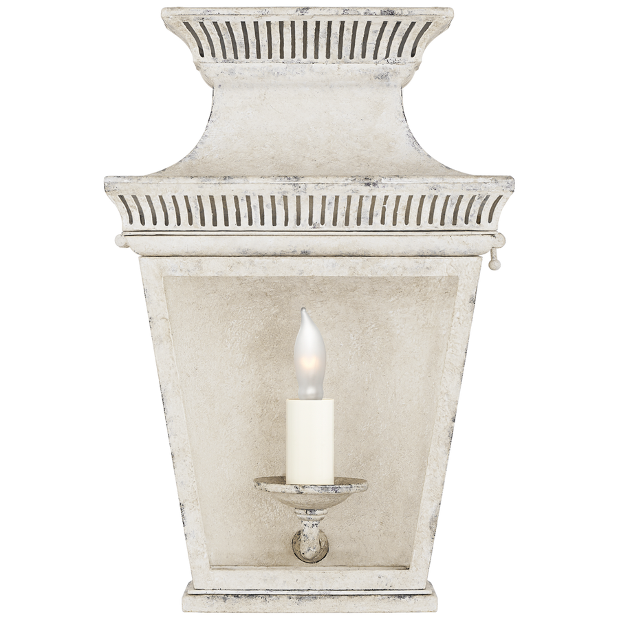 Ersa Small 3/4 Wall Lantern-Visual Comfort-VISUAL- CHD 2945OW-CG-Wall LightingOld White with Clear Glass-1-France and Son