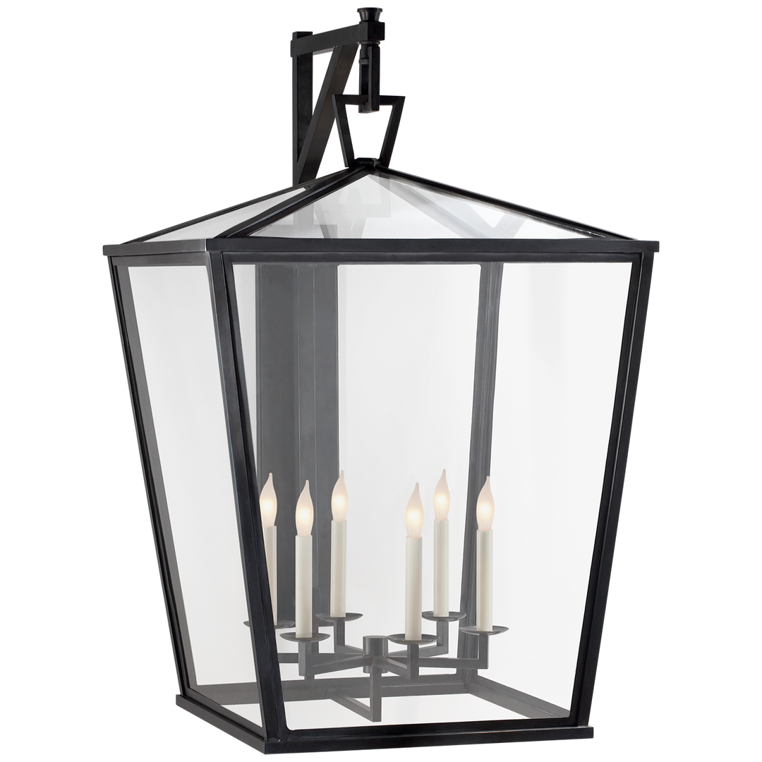 Daylin Bracketed Wall Lantern-Visual Comfort-VISUAL-CHO 2044BZ-Wall LightingGrande-Normal-7-France and Son