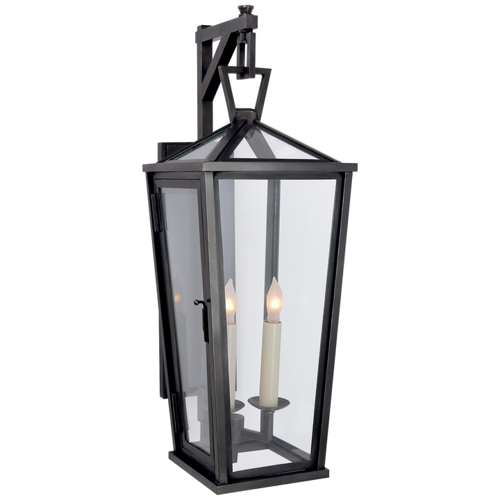 Daylin Bracketed Wall Lantern-Visual Comfort-VISUAL-CHO 2086BZ-Wall LightingSmall-Tall-1-France and Son