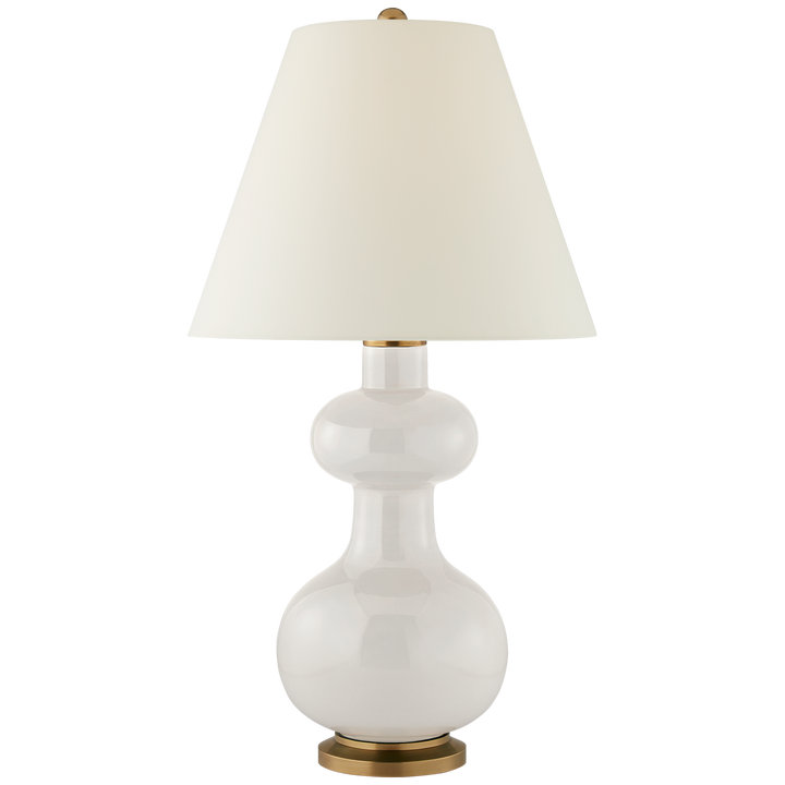 Chambell Table Lamp-Visual Comfort-VISUAL-CS 3606IVO-PL-Table LampsMedium-Ivory-3-France and Son