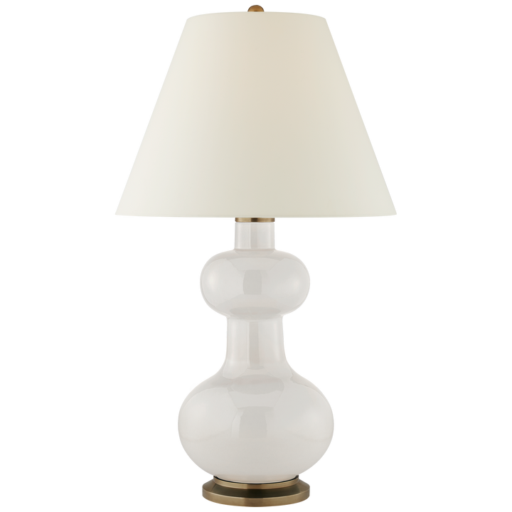 Chambell Table Lamp-Visual Comfort-VISUAL-CS 3607IVO-PL-Table LampsLarge-Ivory-7-France and Son