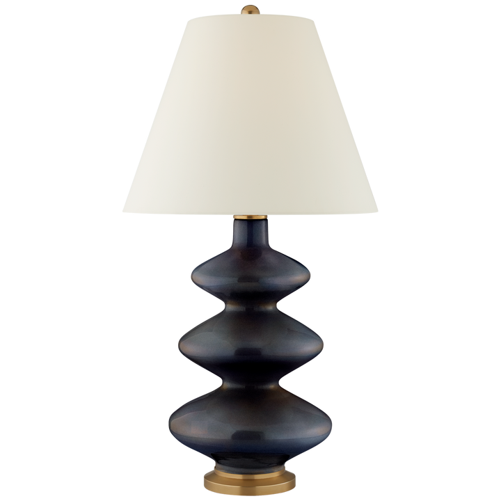 Sean Table Lamp-Visual Comfort-VISUAL-CS 3631MBB-PL-Table LampsMedium-Mixed Blue Brown-4-France and Son