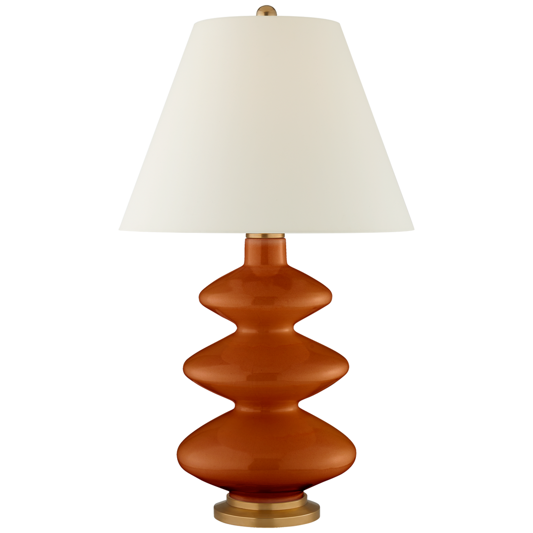 Sean Table Lamp-Visual Comfort-VISUAL-CS 3632CIN-PL-Table LampsLarge-Cinnabar-7-France and Son