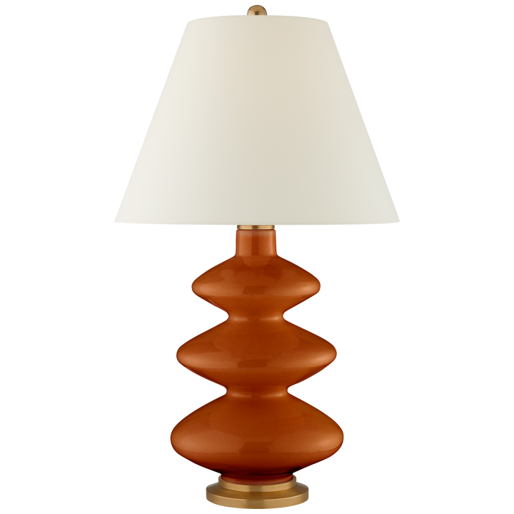 Sean Table Lamp-Visual Comfort-VISUAL-CS 3632CIN-PL-Table LampsLarge-Cinnabar-7-France and Son