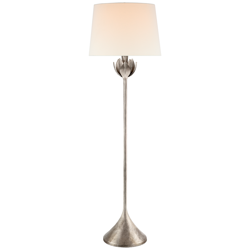 Alba Large Floor Lamp-Visual Comfort-VISUAL-JN 1002BSL-L-Floor LampsBurnished Silver Leaf-2-France and Son