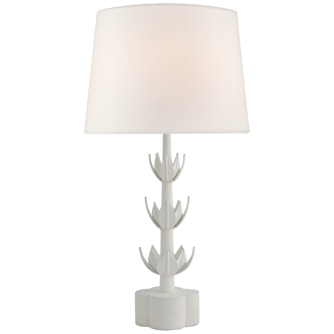 Arini Large Table Lamp-Visual Comfort-VISUAL-JN 3003PW-L-Table LampsTriple-Plaster White-6-France and Son