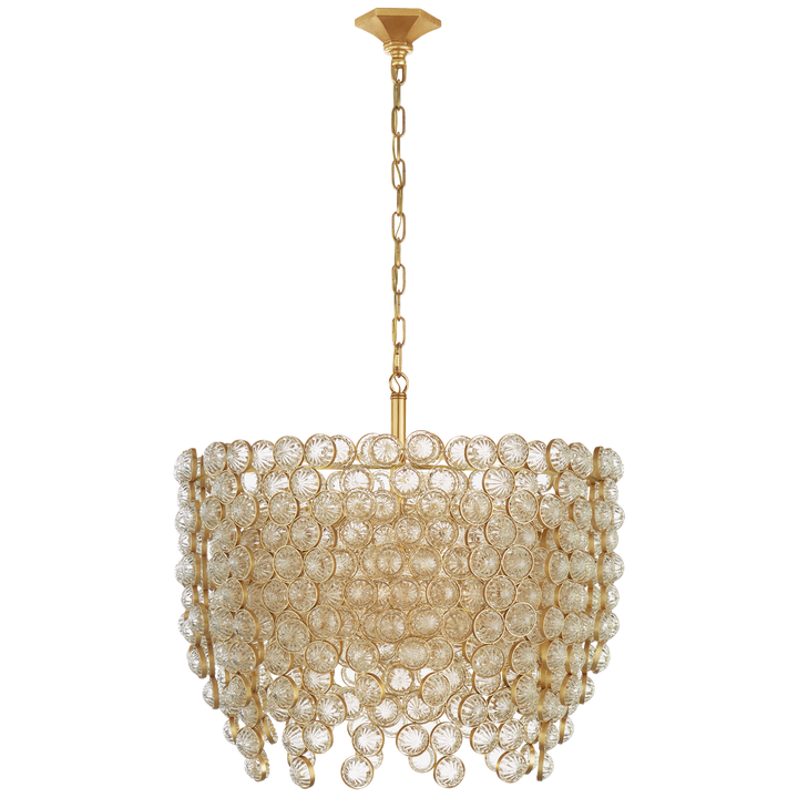 Miran Waterfall Chandelier-Visual Comfort-VISUAL-JN 5234G/CG-ChandeliersMedium-Gild and Crystal-4-France and Son