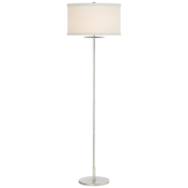 Winona Medium Floor Lamp-Visual Comfort-VISUAL-KS 1070BSL-L-Floor LampsBurnished Silver Leaf-2-France and Son