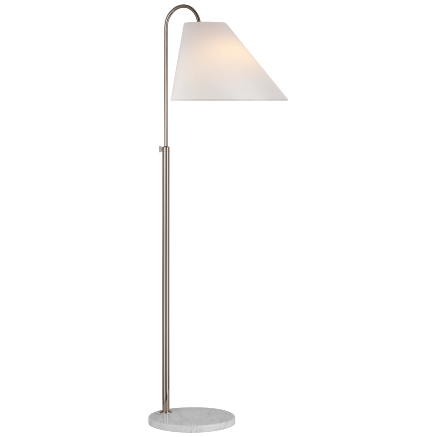 Kintan Medium Floor Lamp-Visual Comfort-VISUAL-KS 1220PN-L-Floor LampsPolished Nickel-1-France and Son