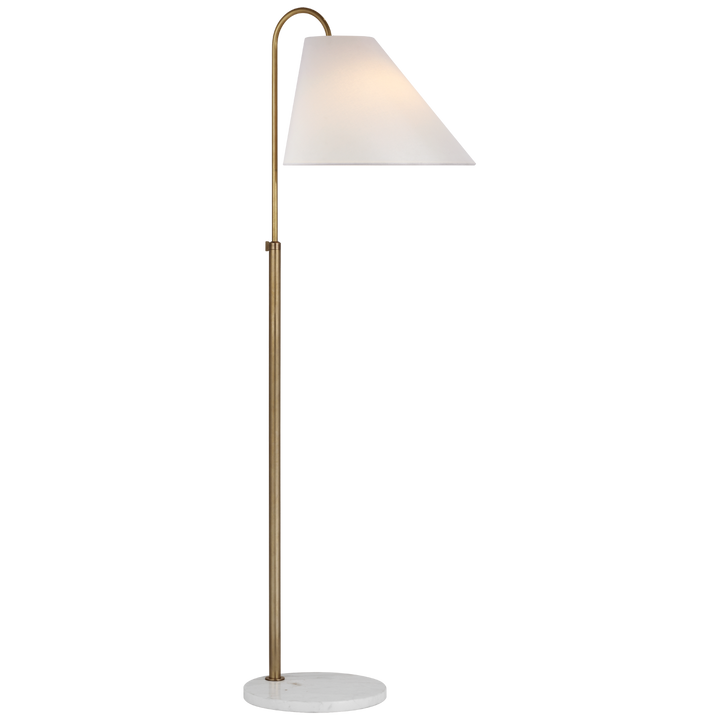 Kintan Medium Floor Lamp-Visual Comfort-VISUAL-KS 1220SB-L-Floor LampsSoft Brass-2-France and Son