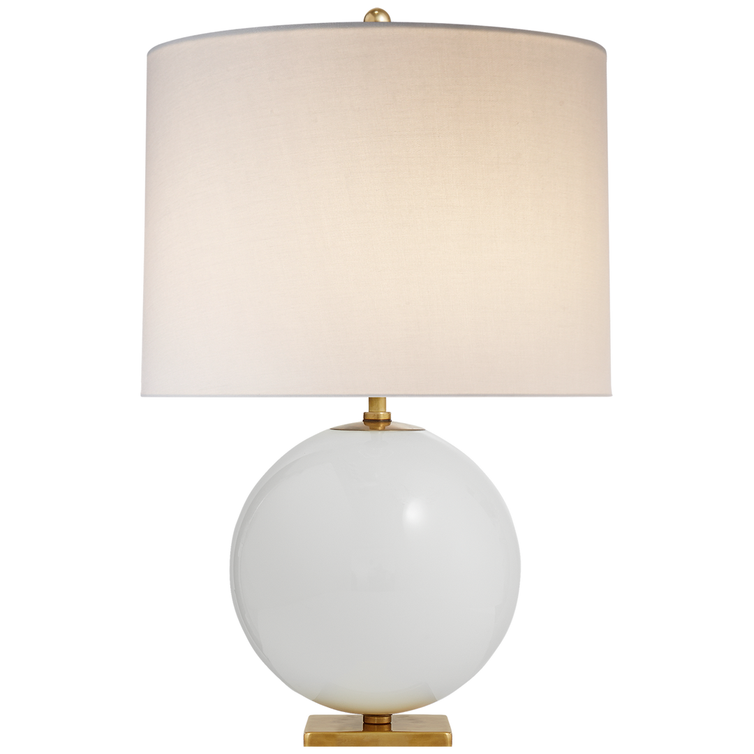 Eclipse Table Lamp-Visual Comfort-VISUAL-KS 3014CRE-L-Table LampsCream-Cream Linen-4-France and Son