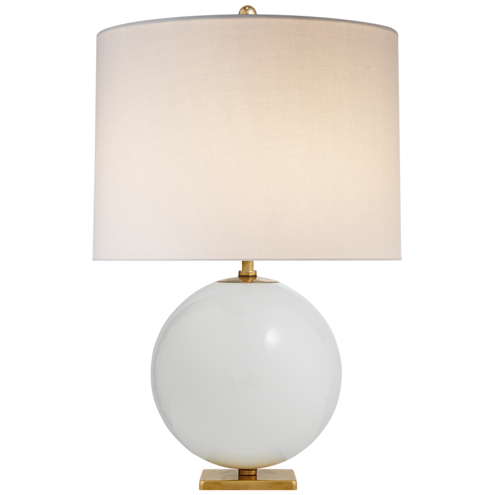 Eclipse Table Lamp-Visual Comfort-VISUAL-KS 3014CRE-L-Table LampsCream-Cream Linen-4-France and Son