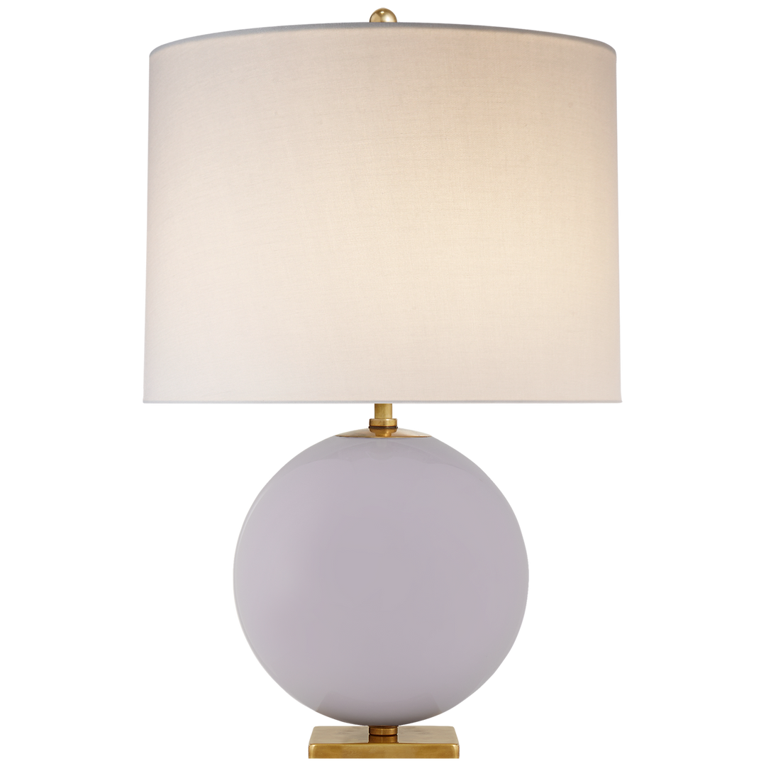 Eclipse Table Lamp-Visual Comfort-VISUAL-KS 3014LLC-L-Table LampsLilac-Cream Linen-5-France and Son