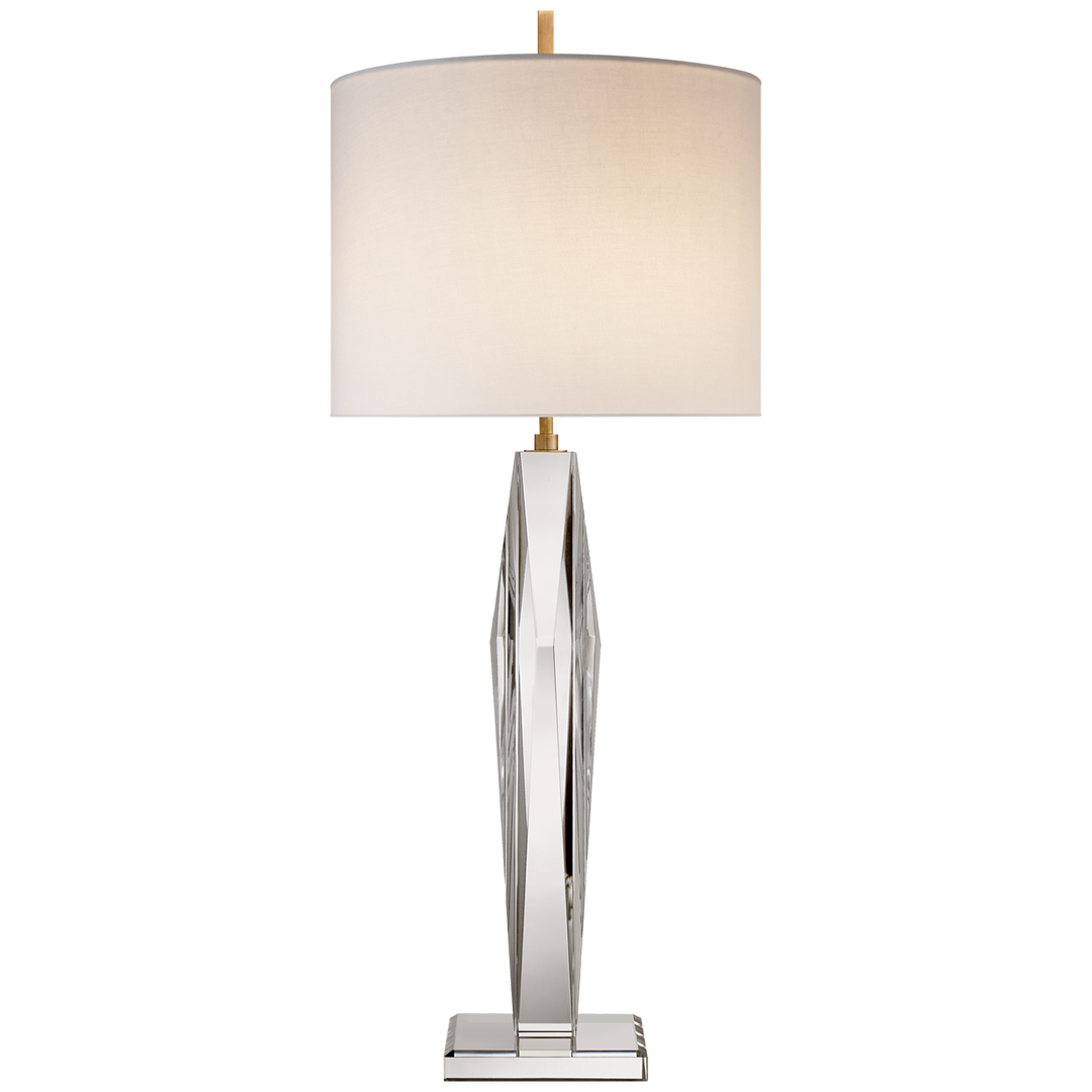 Cyan Peak Narrow Table Lamp-Visual Comfort-VISUAL- KS 3064CG-L-Table Lamps-1-France and Son