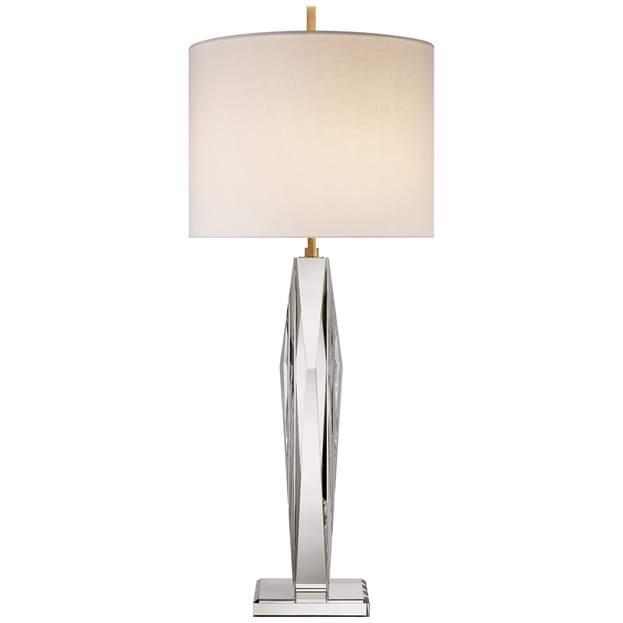 Cyan Peak Narrow Table Lamp-Visual Comfort-VISUAL- KS 3064CG-L-Table Lamps-1-France and Son