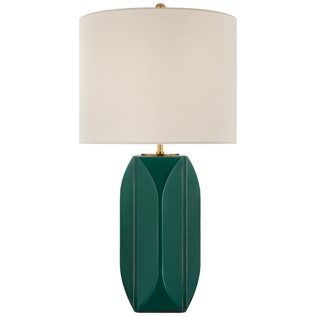 Carla Medium Table Lamp-Visual Comfort-VISUAL-KS 3630EGC-L-Table LampsEmerald Crackle-1-France and Son