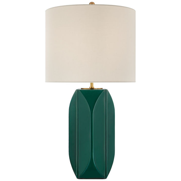 Carla Medium Table Lamp-Visual Comfort-VISUAL-KS 3630EGC-L-Table LampsEmerald Crackle-1-France and Son