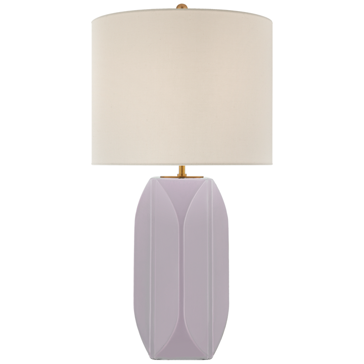 Carla Medium Table Lamp-Visual Comfort-VISUAL-KS 3630LLC-L-Table LampsLilac-2-France and Son