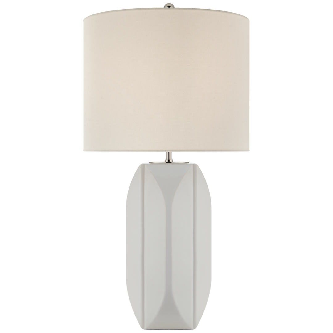 Carla Medium Table Lamp-Visual Comfort-VISUAL-KS 3630MWT-L-Table LampsMatte White-3-France and Son