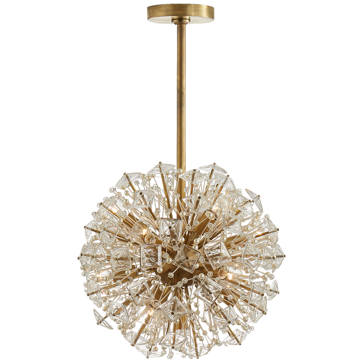 Delbert Chandelier-Visual Comfort-VISUAL-KS 5004SB-CG-ChandeliersSmall-Soft Brass-3-France and Son