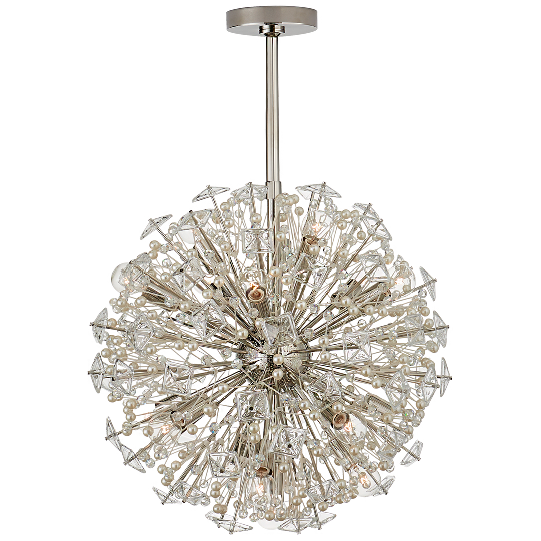 Delbert Chandelier-Visual Comfort-VISUAL-KS 5005PN-CG-ChandeliersMedium-Polished Nickel-4-France and Son