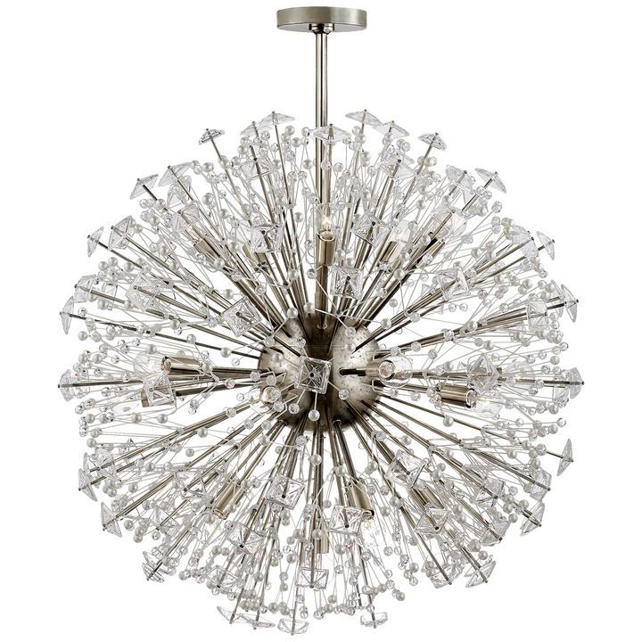 Delbert Chandelier-Visual Comfort-VISUAL-KS 5006PN-CG-ChandeliersLarge-Polished Nickel-6-France and Son