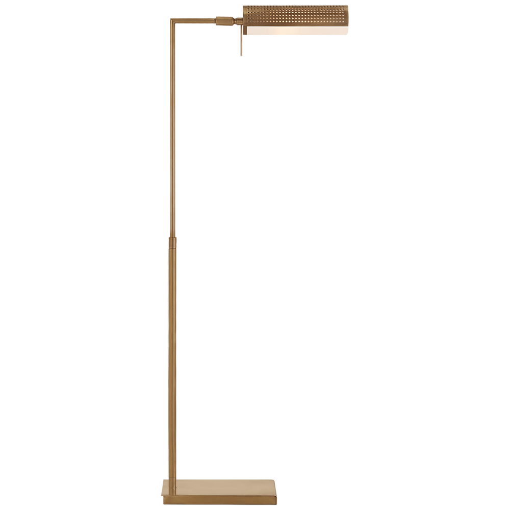 Para Pharmacy Floor Lamp-Visual Comfort-VISUAL-KW 1062AB-WG-Floor LampsAntique-Burnished Brass-2-France and Son