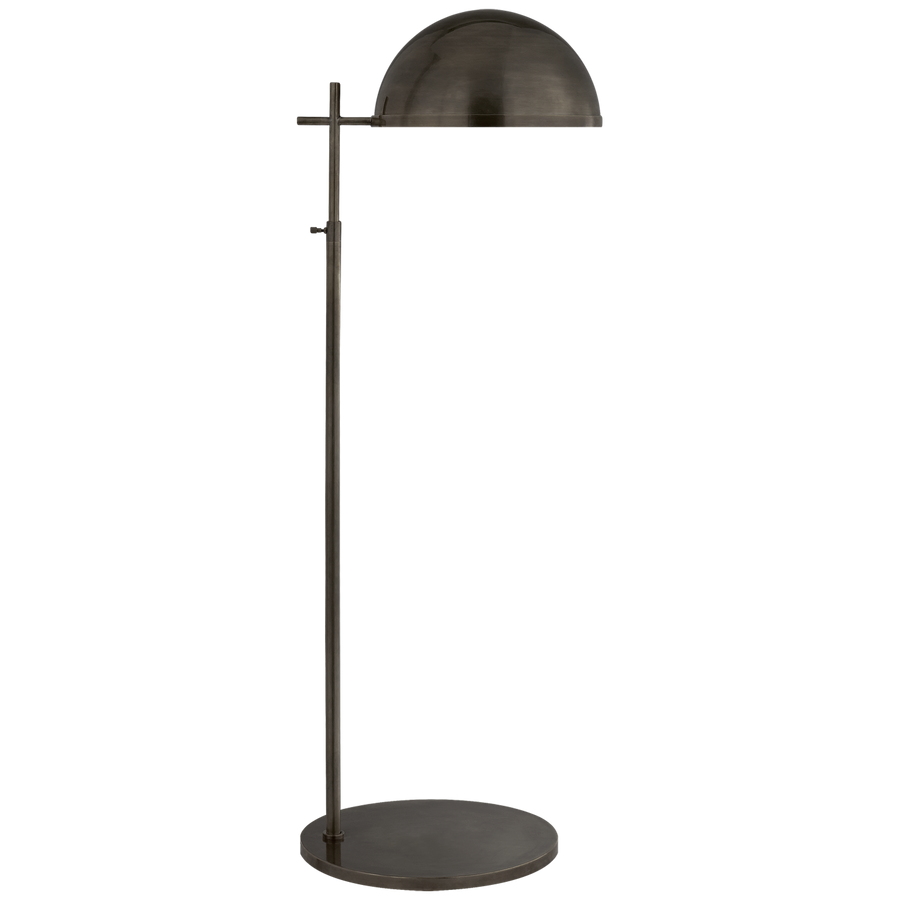 Dione Medium Pharmacy Floor Lamp in Bronze with Bronze Shade-Visual Comfort-VISUAL-KW 1240BZ-BZ-Floor Lamps-1-France and Son