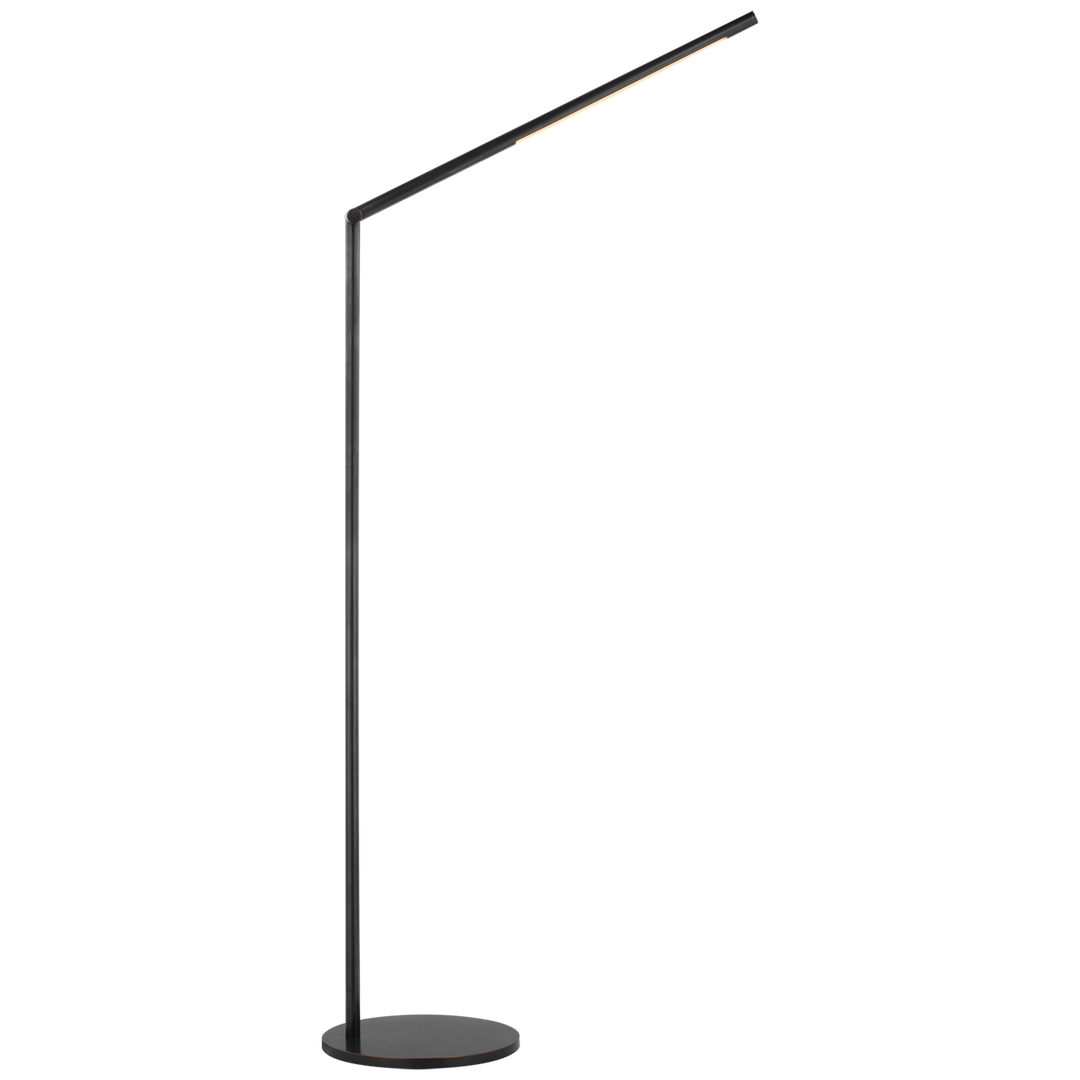 Corna Large Articulating Floor Lamp-Visual Comfort-VISUAL-KW 1415BZ-Floor LampsBronze-3-France and Son