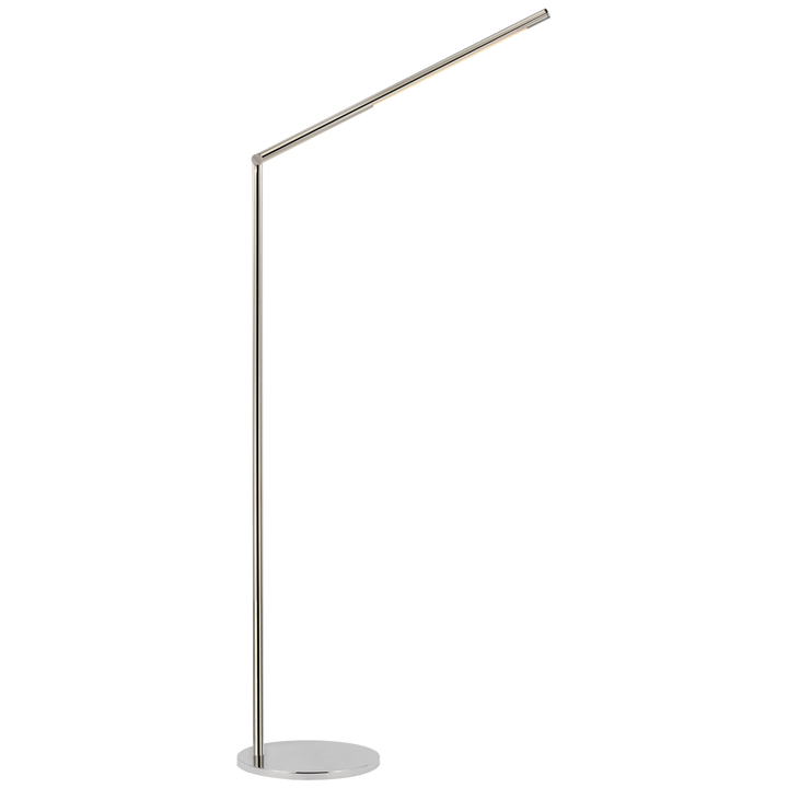 Corna Large Articulating Floor Lamp-Visual Comfort-VISUAL-KW 1415PN-Floor LampsPolished Nickel-1-France and Son