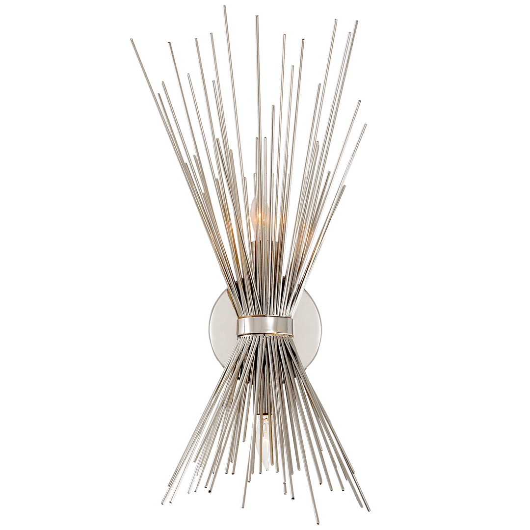 Silvester Sconce-Visual Comfort-VISUAL-KW 2070PN-Wall LightingSmall-Polished Nickel-4-France and Son