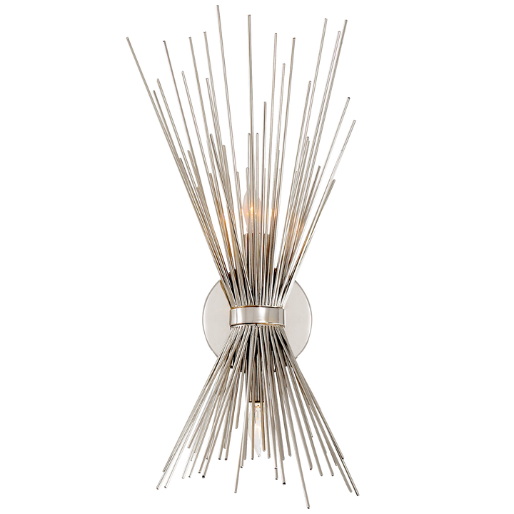 Silvester Sconce-Visual Comfort-VISUAL-KW 2070PN-Wall LightingSmall-Polished Nickel-4-France and Son