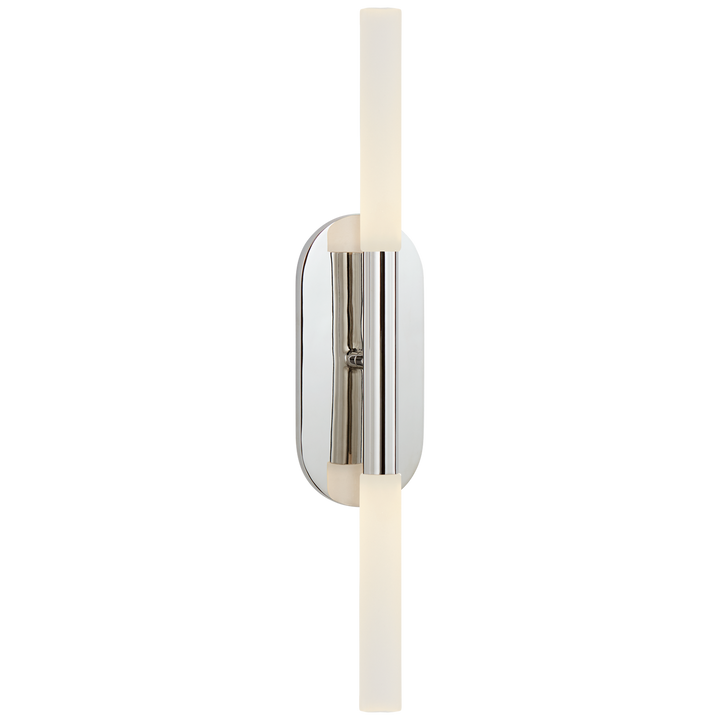 Rosalinda Medium Vanity Sconce-Visual Comfort-VISUAL-KW 2282PN-EC-Bathroom LightingPolished Nickel-Etched Crystal-5-France and Son