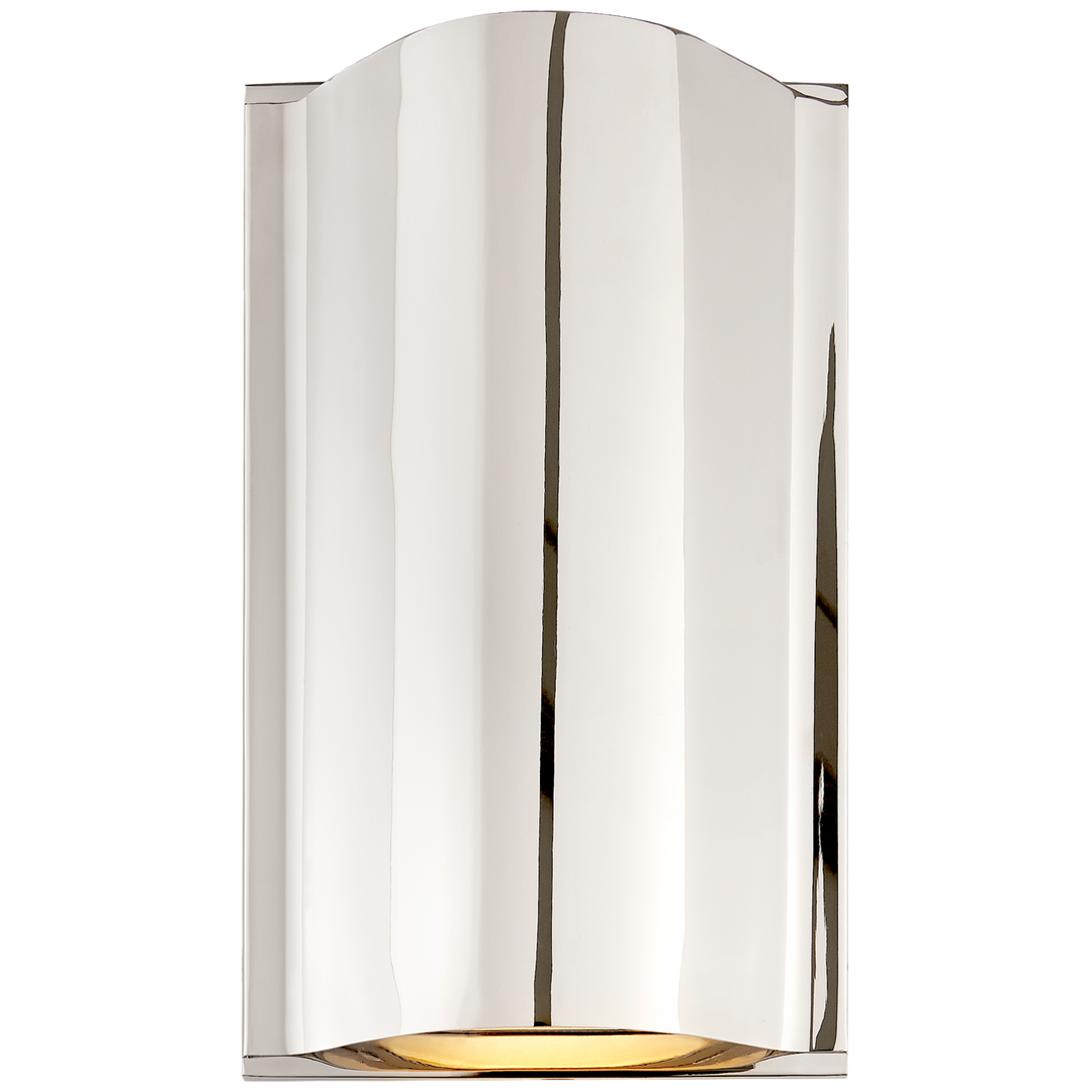 Archie Sconce-Visual Comfort-VISUAL-KW 2704PN-FG-Wall LightingCurve-Small-Polished Nickel-6-France and Son