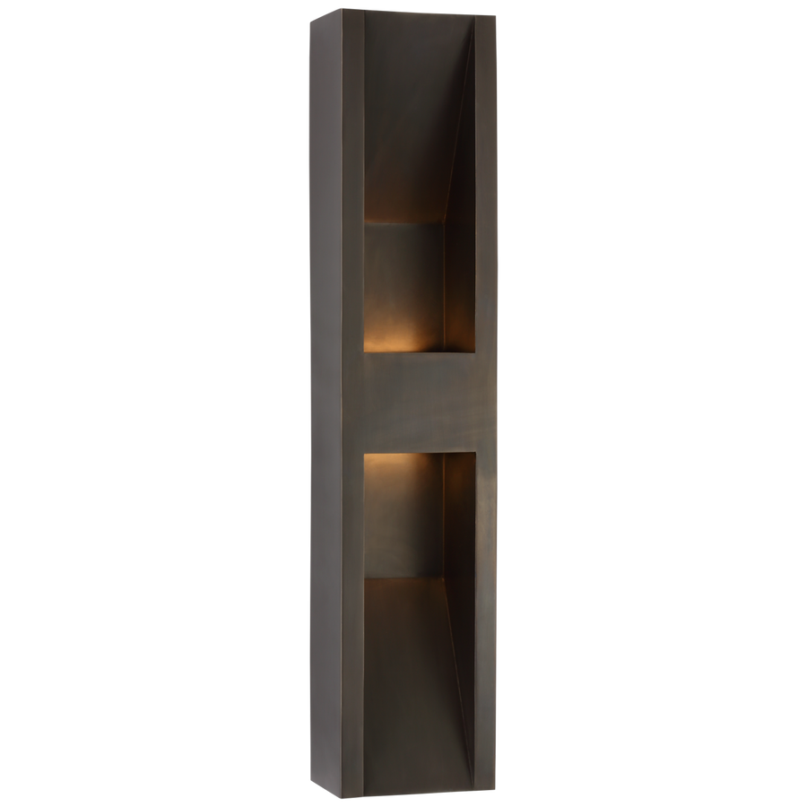 Triana Large Sconce-Visual Comfort-VISUAL-KW 2764BZ-Wall Lighting-1-France and Son