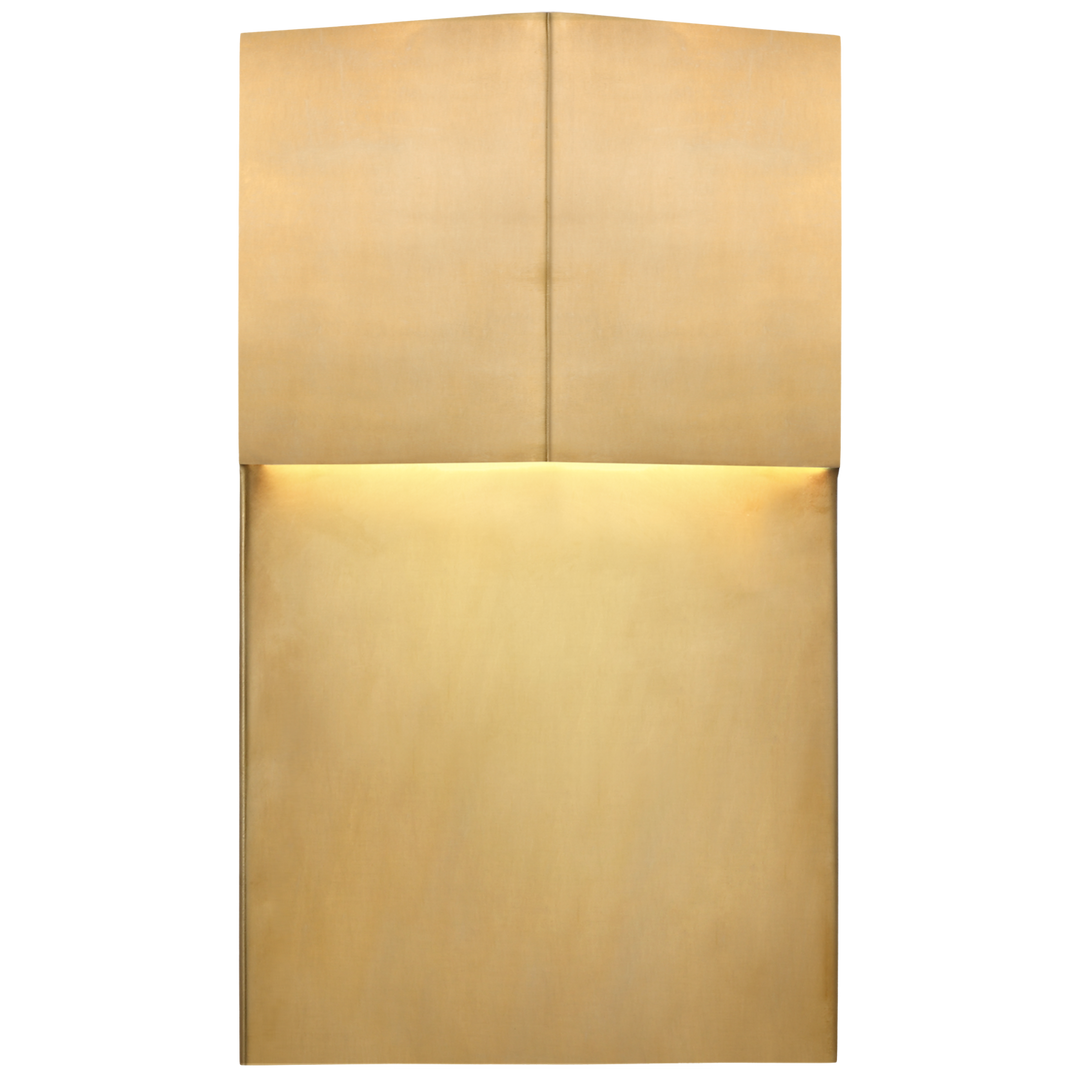 Rosalinda 12" Wide Sconce-Visual Comfort-VISUAL-KW 2781AB-Wall LightingAntique-Burnished Brass-2-France and Son