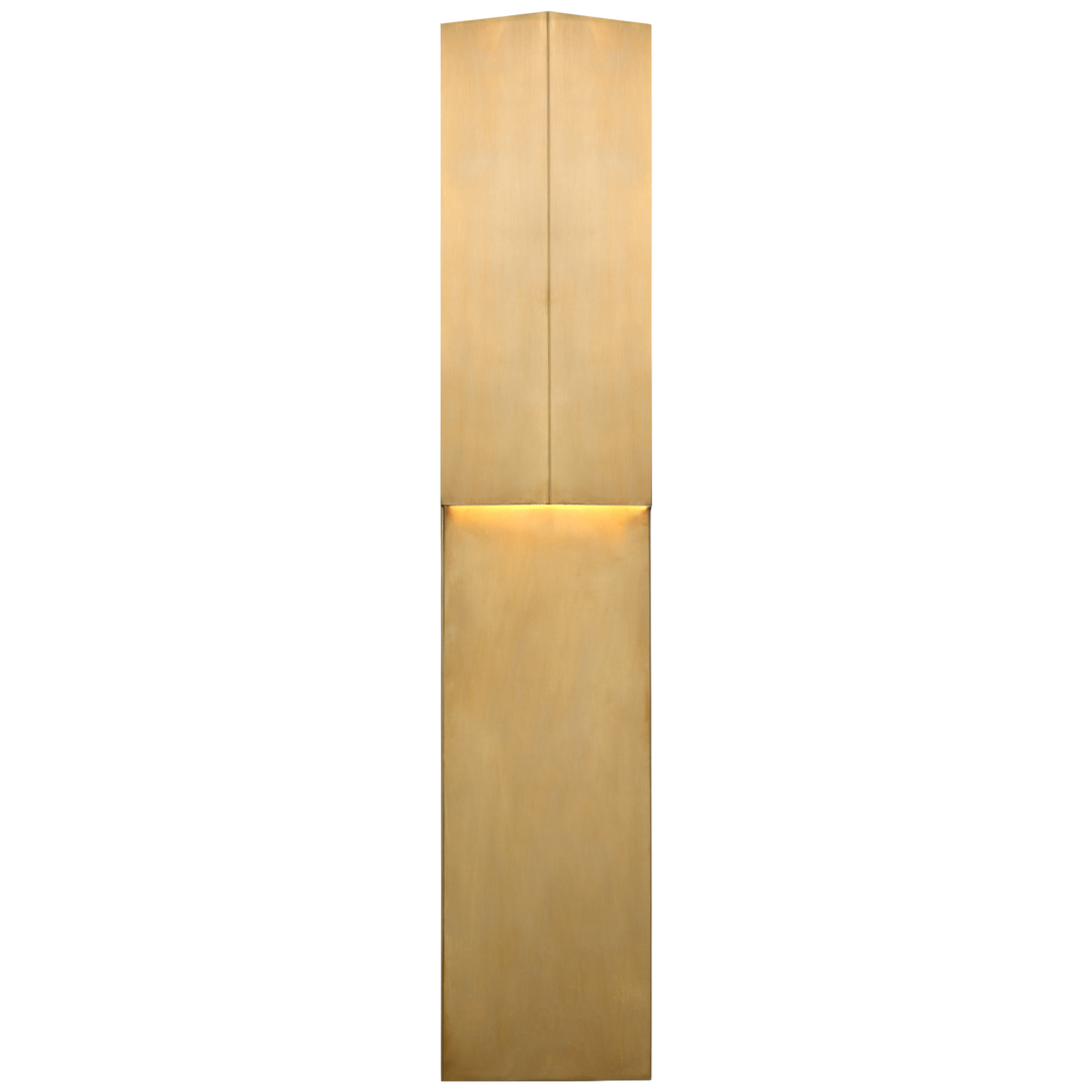 Rosalinda 24" Folded Sconce-Visual Comfort-VISUAL-KW 2782AB-Wall LightingAntique-Burnished Brass-2-France and Son