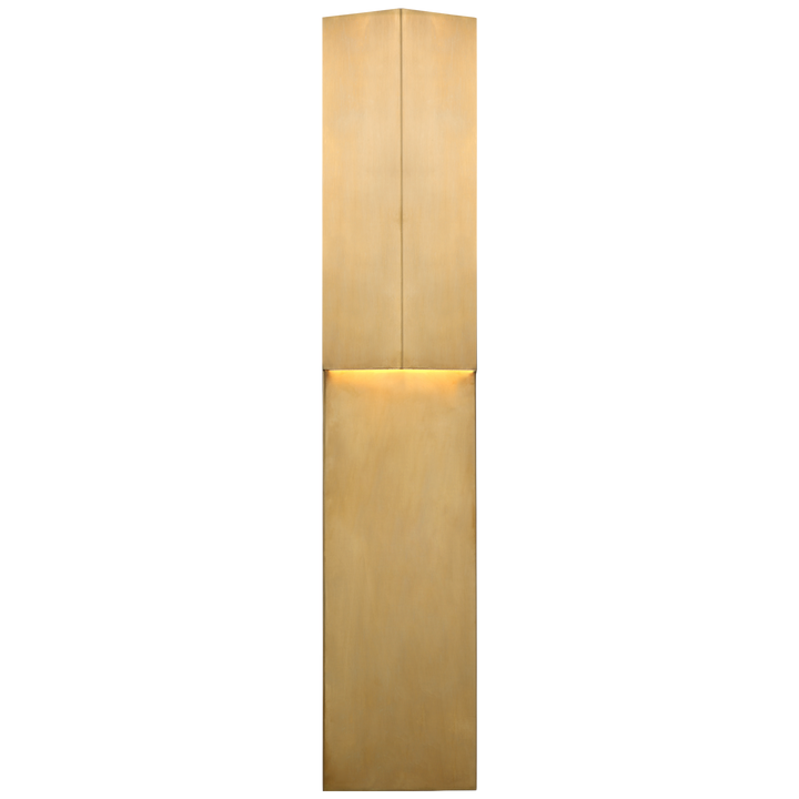 Rosalinda 24" Folded Sconce-Visual Comfort-VISUAL-KW 2782AB-Wall LightingAntique-Burnished Brass-2-France and Son