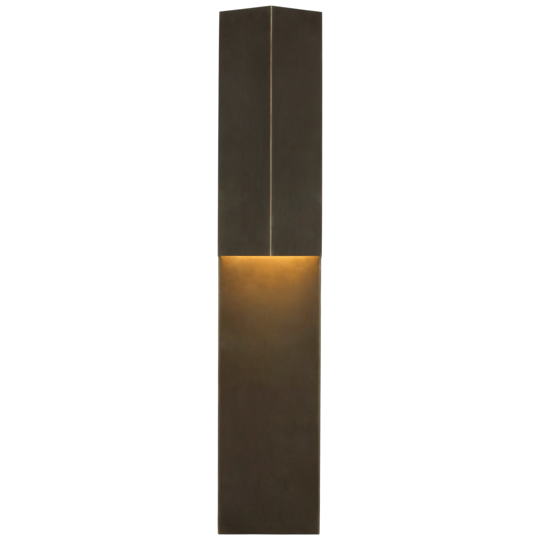 Rosalinda 24" Folded Sconce-Visual Comfort-VISUAL- KW 2782BZ-Wall LightingBronze-3-France and Son