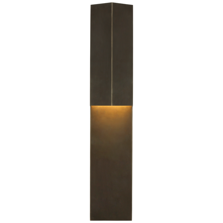 Rosalinda 24" Folded Sconce-Visual Comfort-VISUAL- KW 2782BZ-Wall LightingBronze-3-France and Son