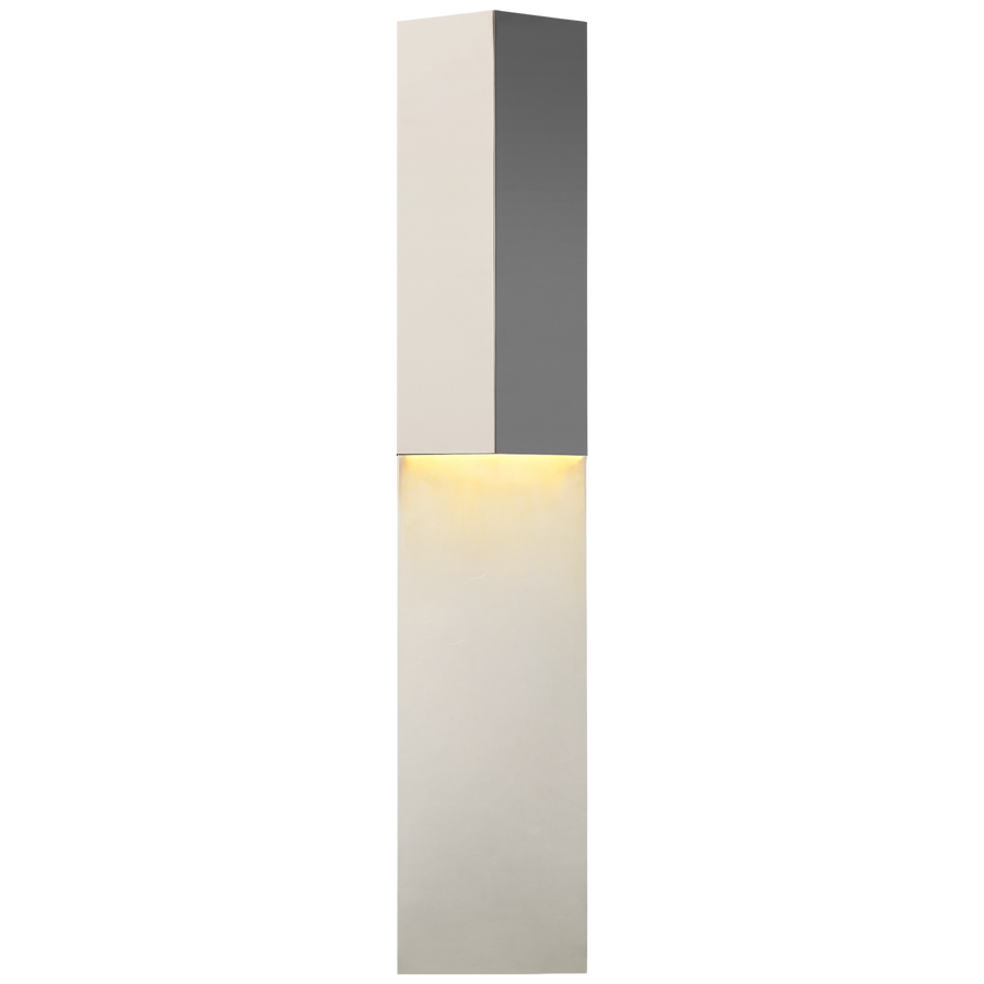 Rosalinda 24" Folded Sconce-Visual Comfort-VISUAL-KW 2782PN-Wall LightingPolished Nickel-1-France and Son