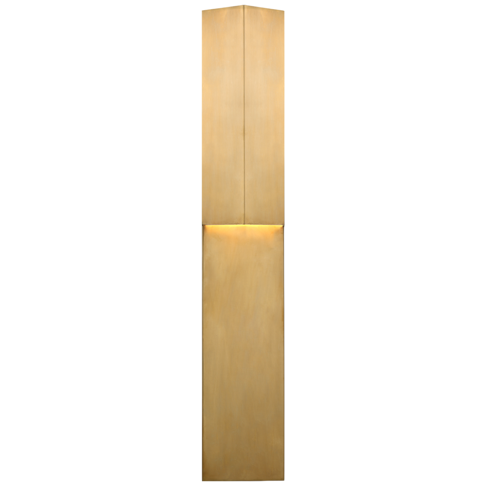 Rosalinda 30" Folded Sconce-Visual Comfort-VISUAL-KW 2783AB-Wall LightingAntique-Burnished Brass-2-France and Son