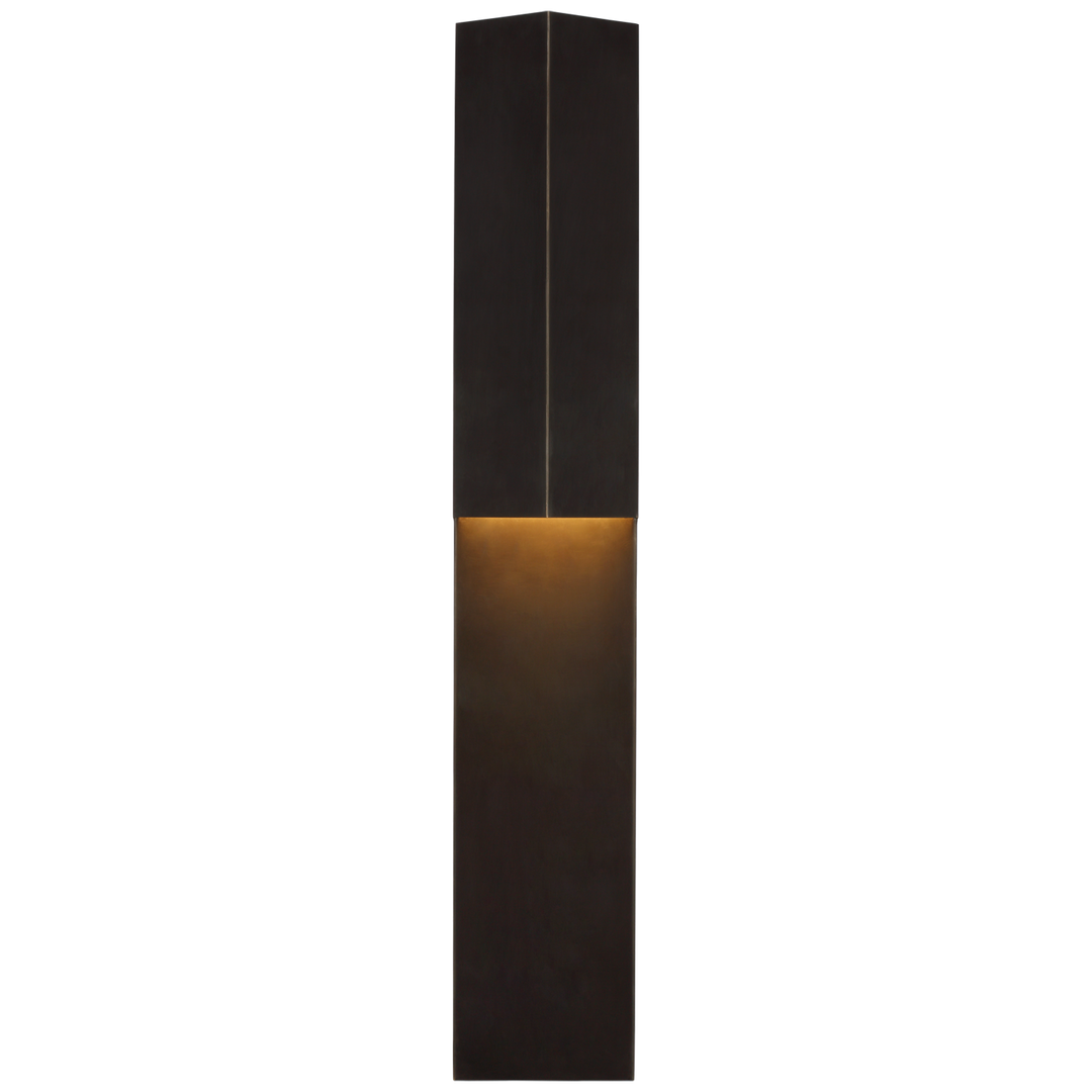 Rosalinda 30" Folded Sconce-Visual Comfort-VISUAL-KW 2783BZ-Wall LightingBronze-3-France and Son